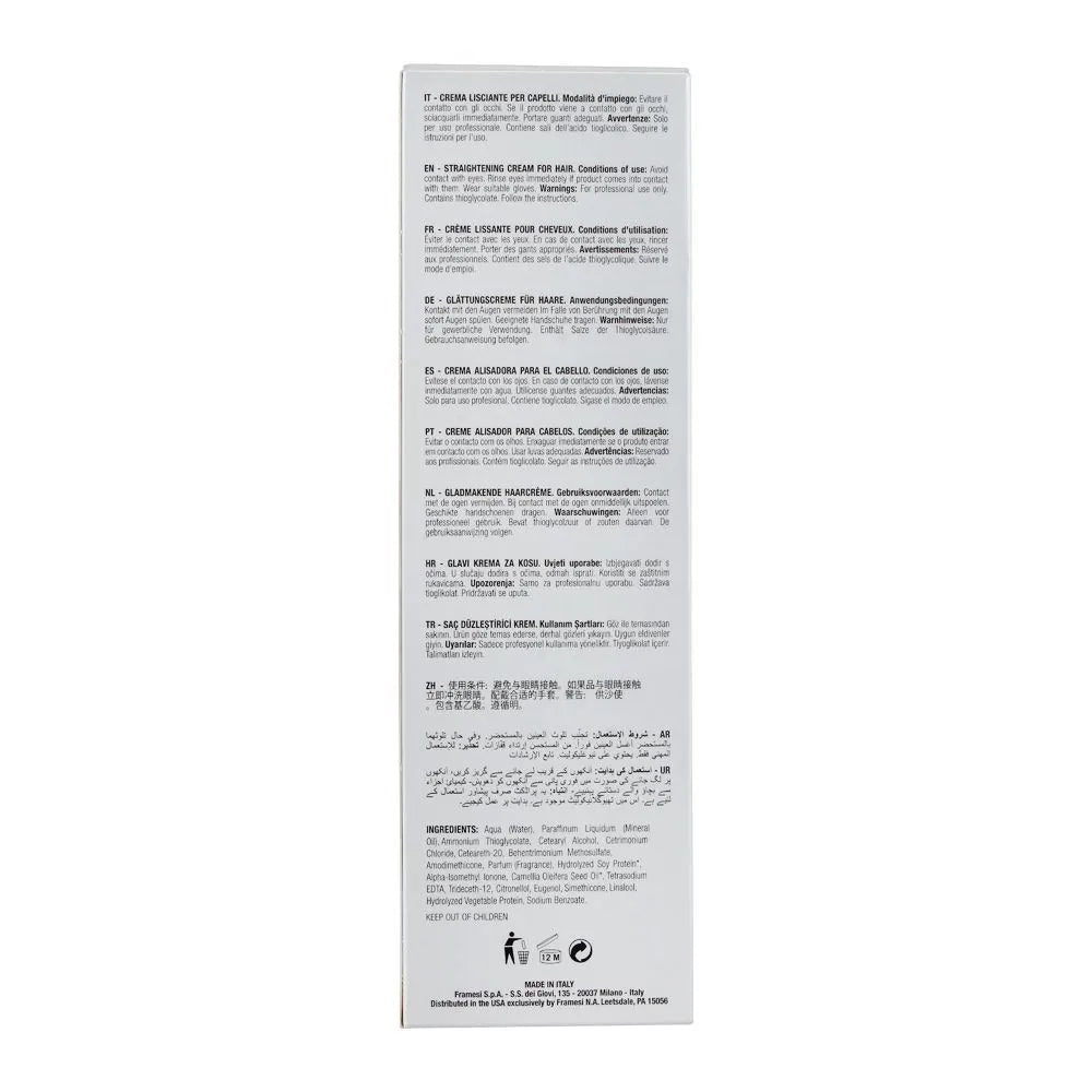 Framesi Straightening System Hair Straightening Cream Mild - 280ml