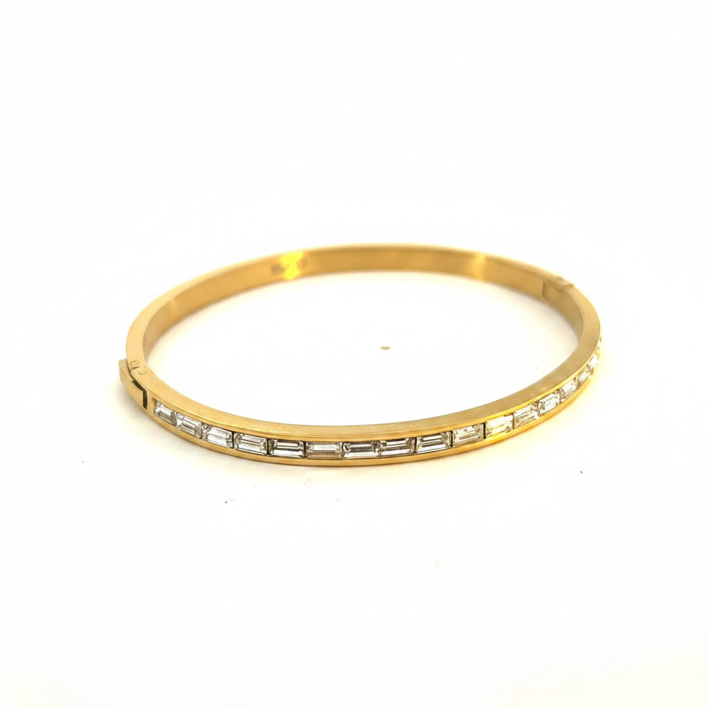 Zircon Gold Color Bangle - Each