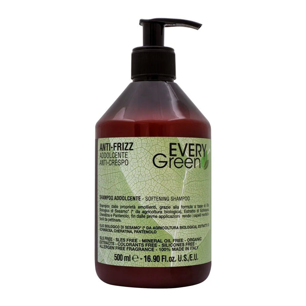 Every Green Anti-Frizz Softening Hair Care 500ml - Made in Italy