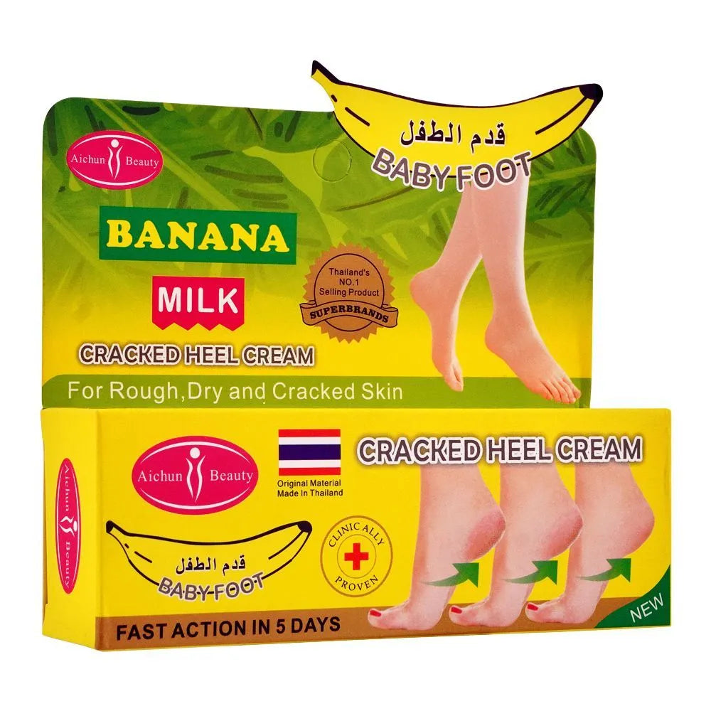 Aichun Beauty Banana Heel Milk Foot Cream   -  80g