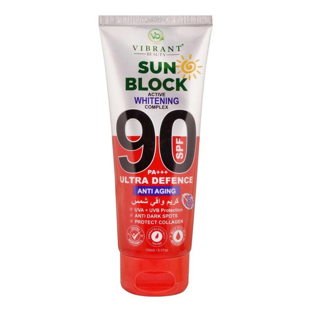 Vibrant Beauty Sun Block Anti Aging Ultra Defence SPF90 - 150ml