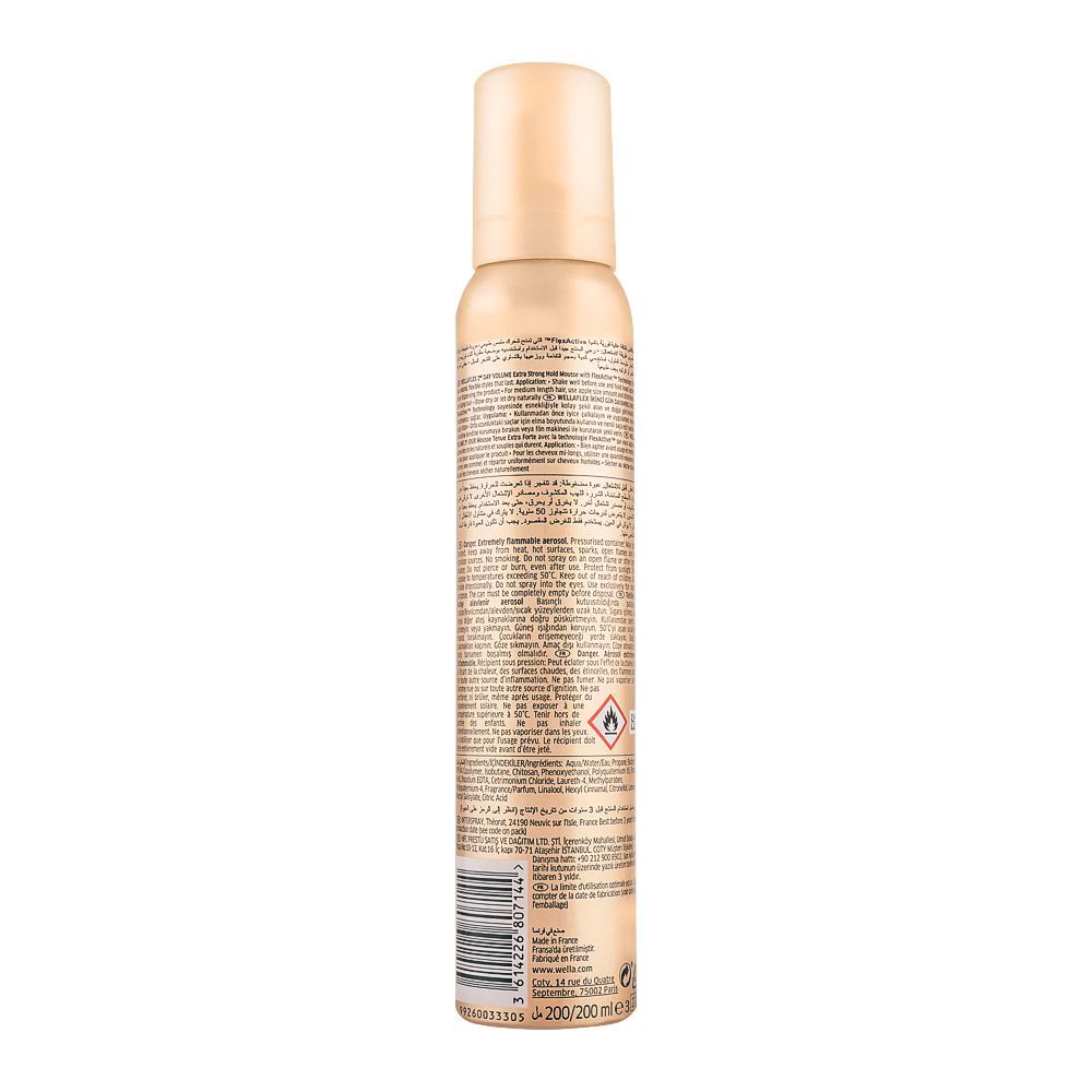 Wella Wellaflex 2Nd Day Volume 4 Hair Mousse 250ml