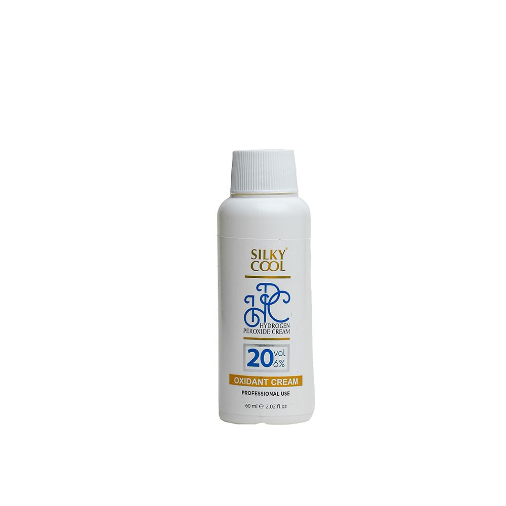 Silky Cool Hydrogen Peroxide Cream 6% 20 Vol Oxidant Cream 60g