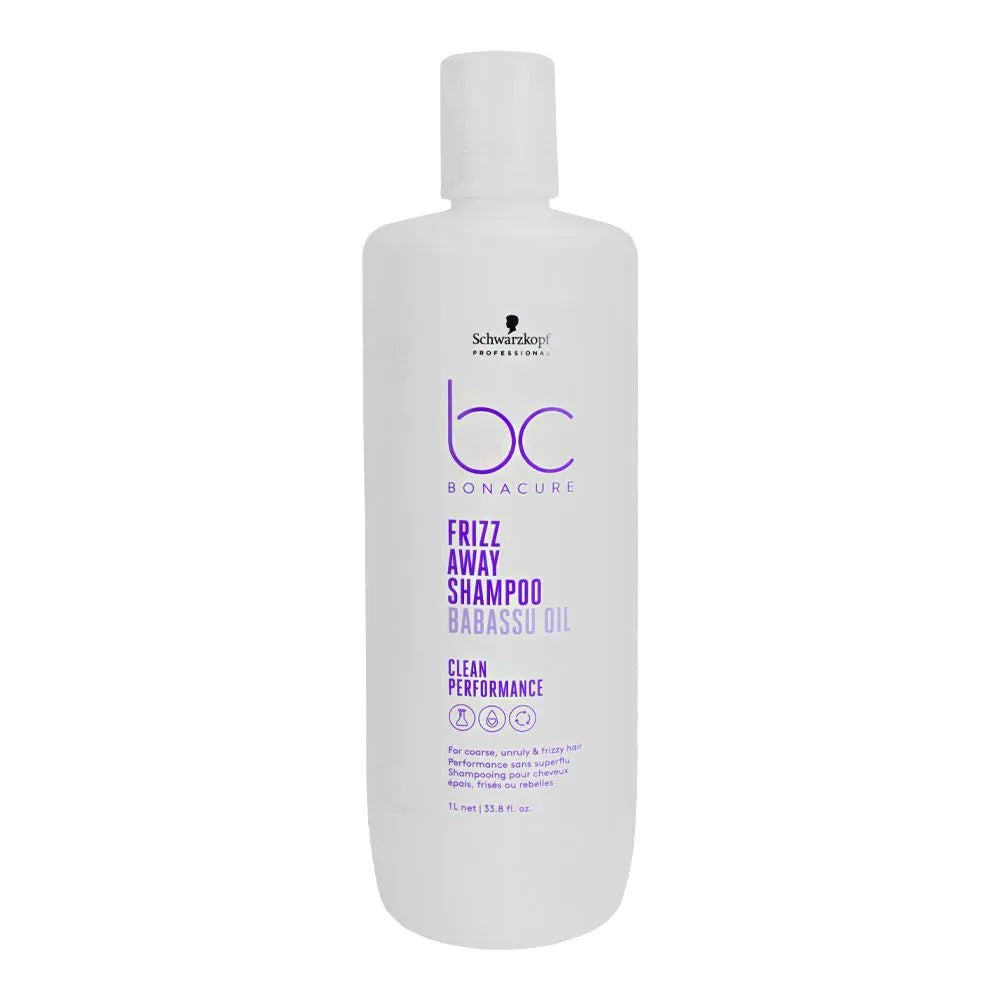 Schwarzkopf BC Bonacure Frizz Away Shampoo with Babassu Oil – 1L