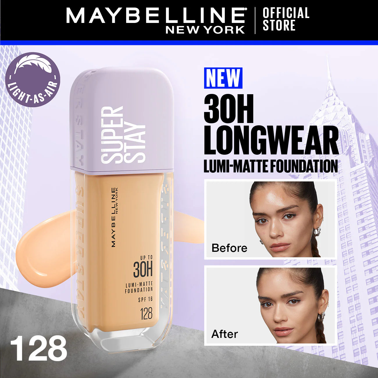 Original Maybelline - Super Stay Up to 30hr Lumi Matte Foundation