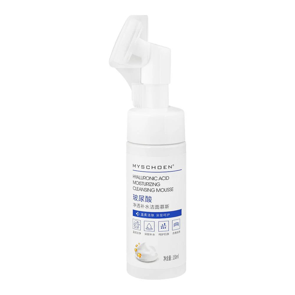 Myschoen Hyaluronic Acid Moisturizing Cleansing Face Wash Mousse – 150ml