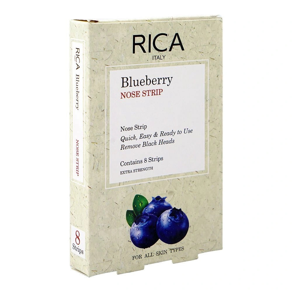 Rica Blueberry Strip for Sensitive Skin Avocado Butter 8 Strips