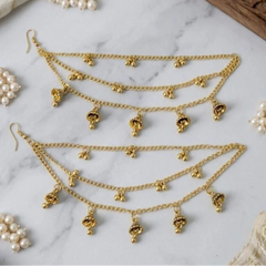 Stainless Steel gold-toned  Sahare - Each Pair