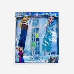 Doll Set with Baby Doll and Dresses and Accessories