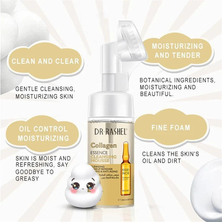 Dr. Rashel Collagen Essence Cleansing Mousse - 120ml
