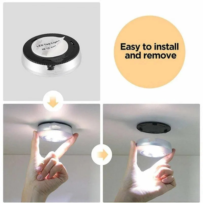 Battery Powered Mini Wireless LED Under Cabinet Light Led Touch