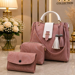 Stylish 3-Piece Handbag SeT for Women