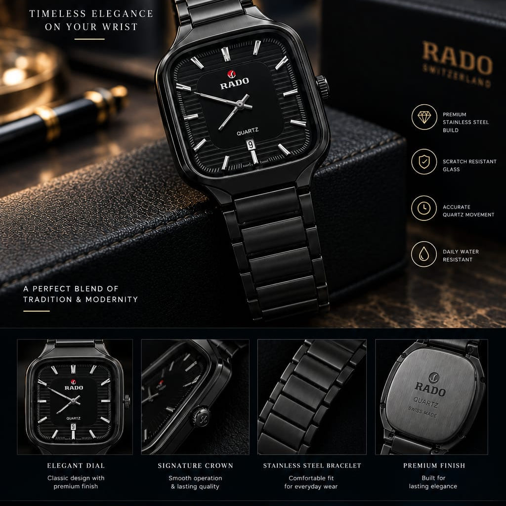 RADO  Luxury Plain Dail Watch