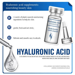 Bioaqua Hyaluronic Acid Essence B6 Moisturizing Anti‑Wrinkle Facial Serum - 10Pcs × 5ml