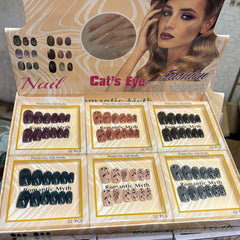 Romantic Myth Press On Cat's Eye Fashion Nails