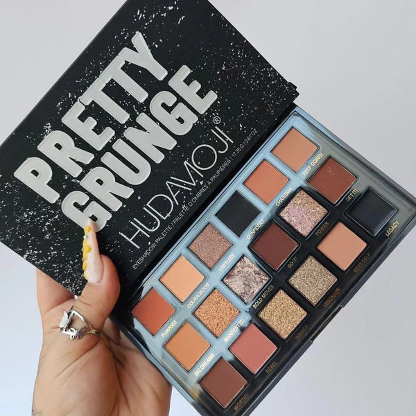 Hudamoji Pretty Grunge Eyeshadow Palette - 18 Colors