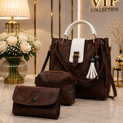Stylish 3-Piece Handbag SeT for Women