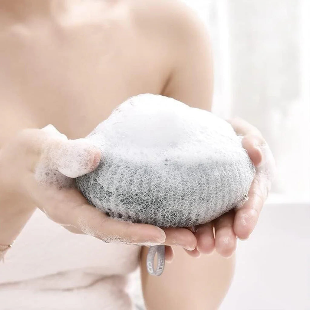 1PC Suction Bath Ball, Sunflower Exfoliating Body Scrubber