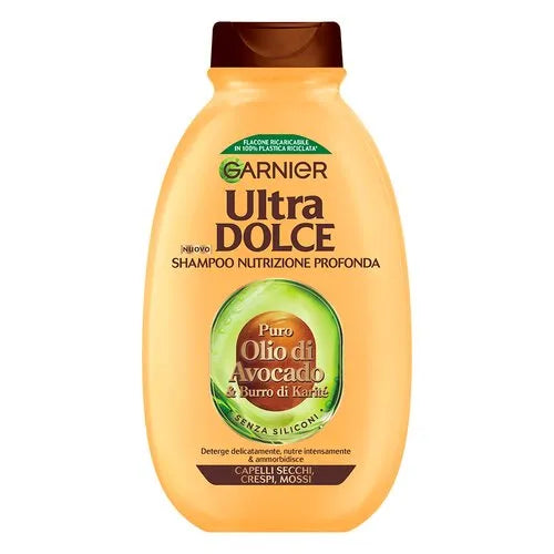 Garnier Ultra Dolce Deep Nourishing Shampoo Pure Avocado Oil & Shea Butter - 300ml