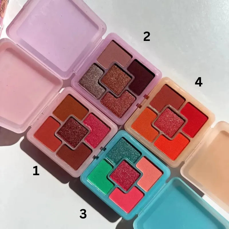 Mocallure 2 in 1 Mini Eyeshadow & Blush Palette