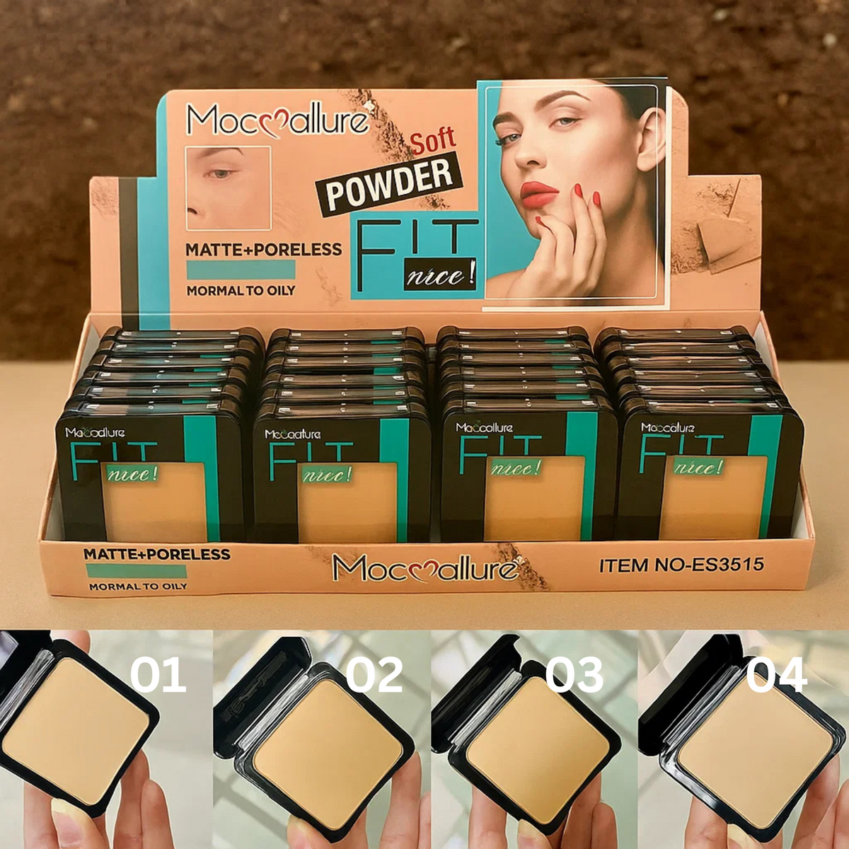 Mocallure Fit Mee Long-Lasting Matte Compact Powder