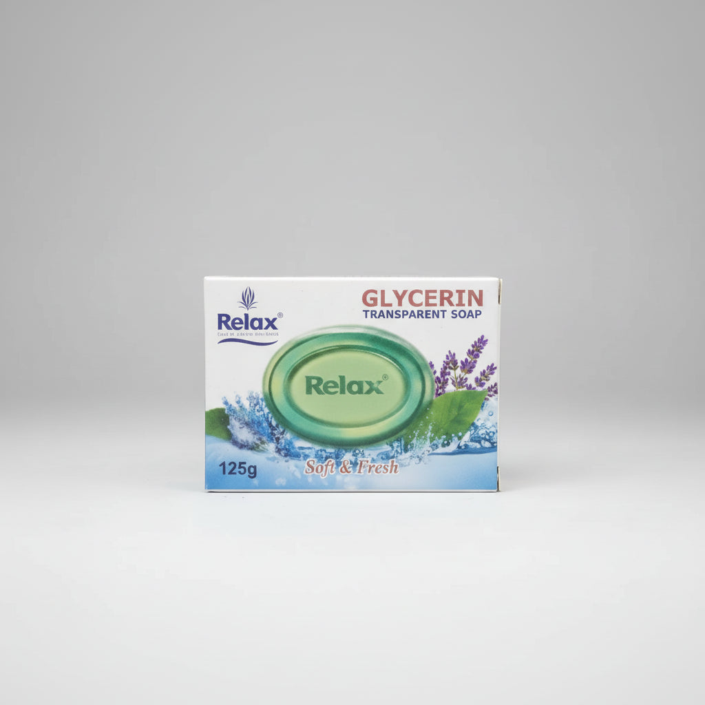 Relax Glycerin Transparent Soap Soft & Fresh - 125g