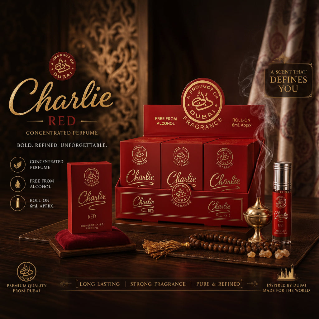 Dubai Charlie  Attar With Free Tasbeeh - 6ml