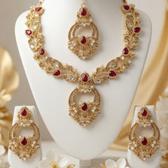 Stone Shisha Kundan set