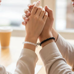 Couple Heart Bracelet Set