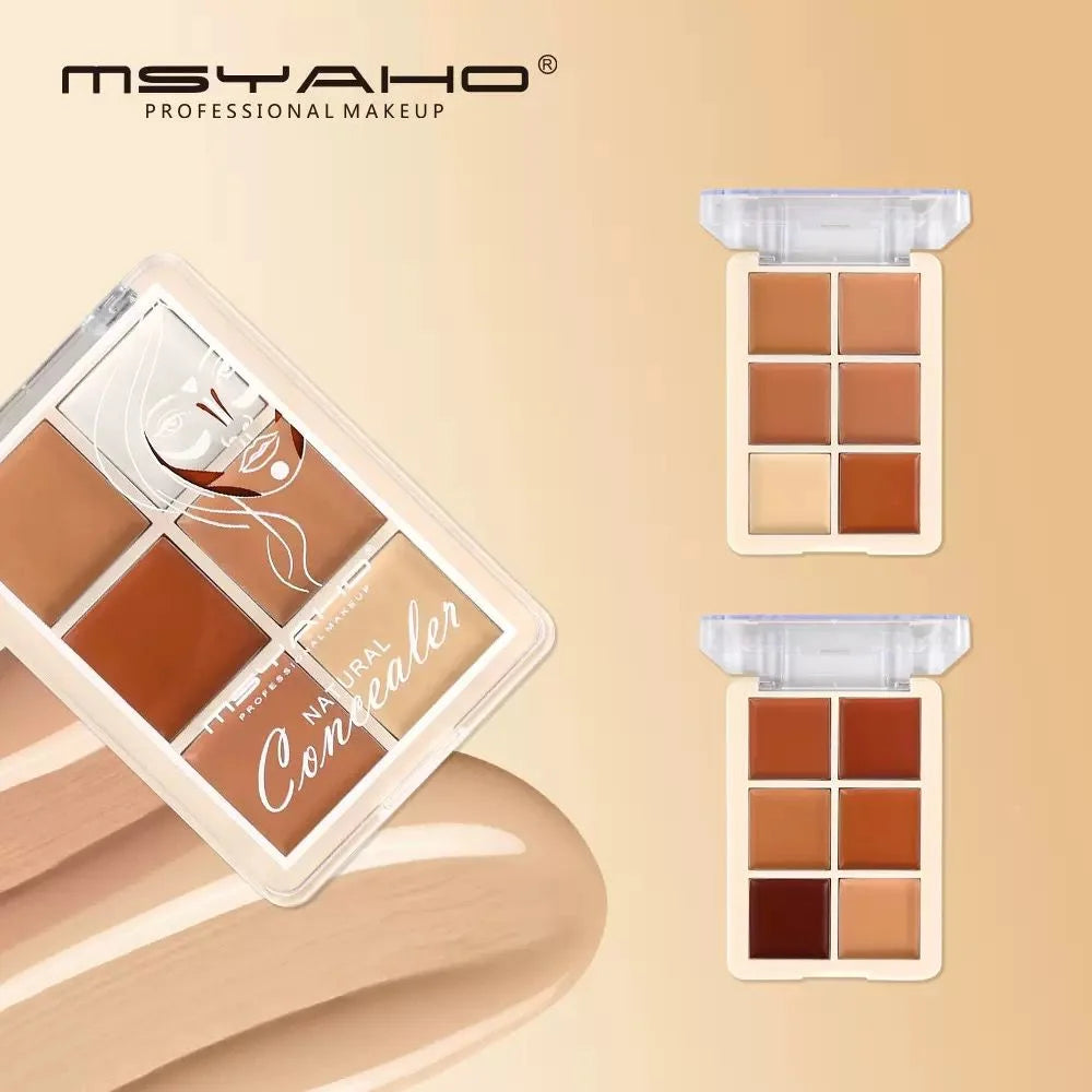 MSYAHO 6 Colors Concealer Palette