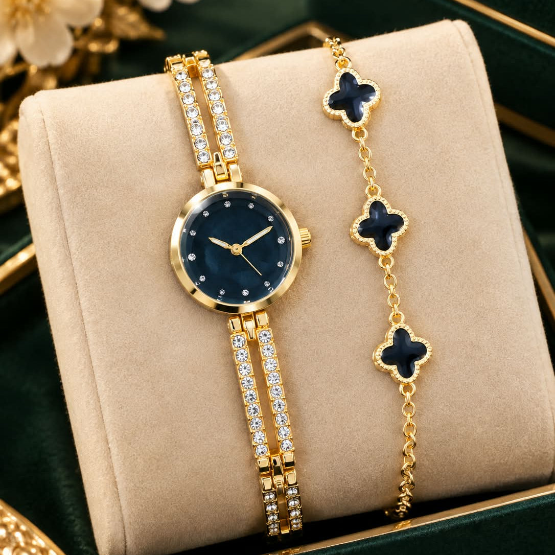 D.LON Watch & Bracelet Set – New Arrival with Normal Box