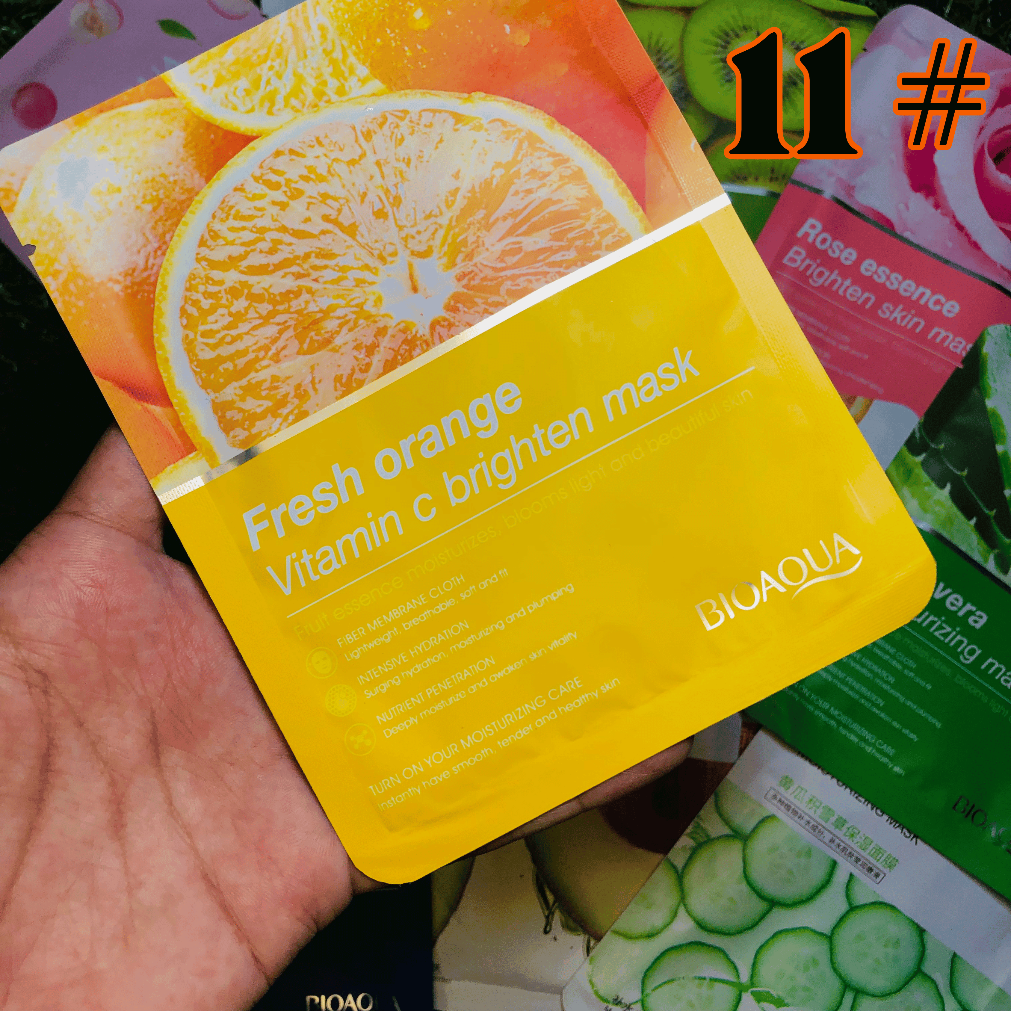 Moisturizing Face Sheet Mask - Imported -  LIMITED STOCK 🚨 - 11 PACK