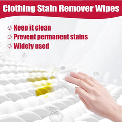Portable Clothes Stain Remover Wet Wipes