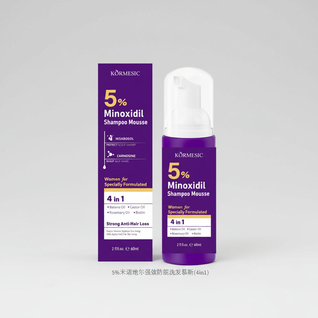 Kormesic 5% Minoxidil Shampoo Mousse - 60ml