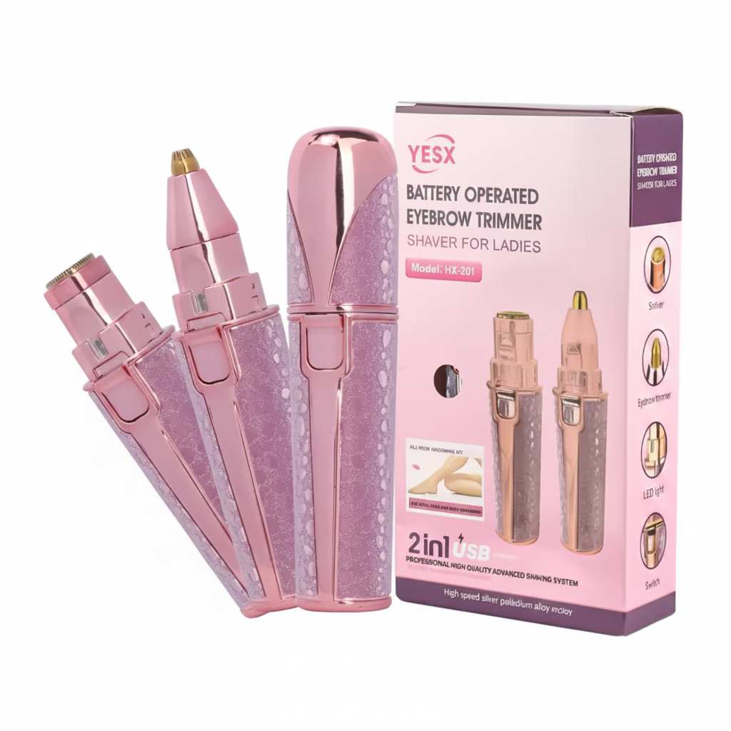 YESX 2 in 1 Eyebrow Trimmer & Facial Hair Shaver - Each