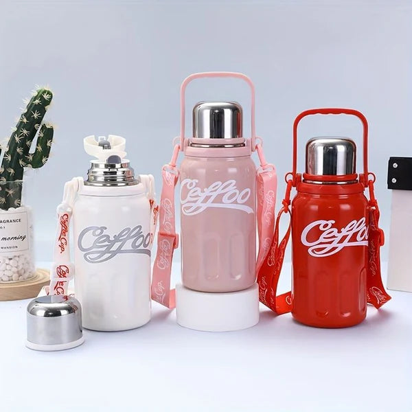 Stainless Steel Vacuum Coffee Thermos - 800ml