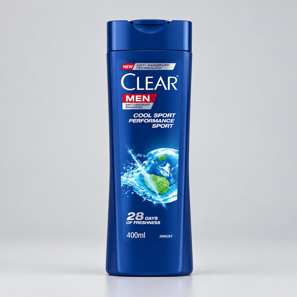 CLEAR MEN Cool Sport Menthol Anti Dandruff Shampoo - 400ml