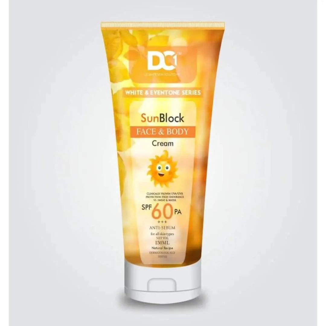 Original DC1 Sunblock Face & Body Cream SPF60 - 150ml