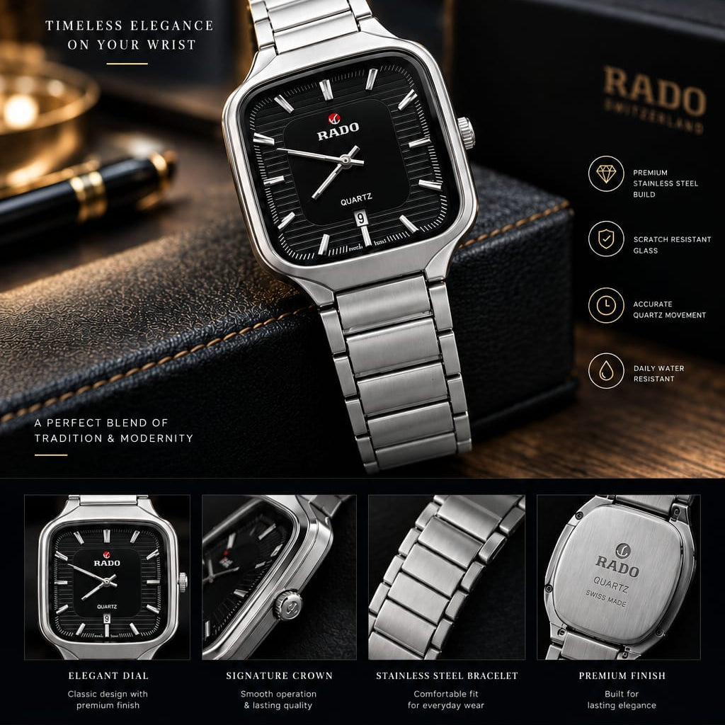 RADO  Luxury Plain Dail Watch