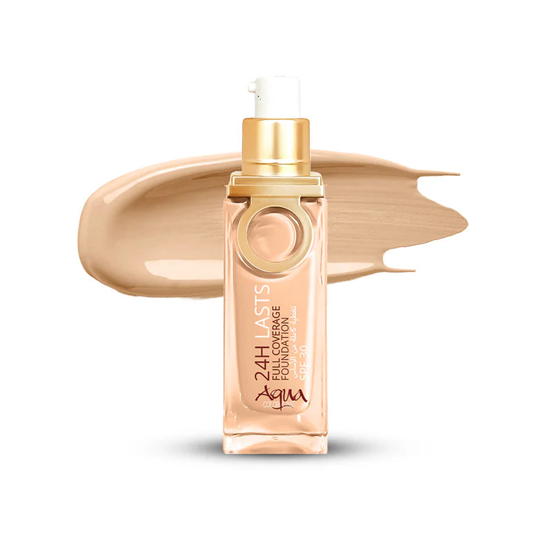 Aqua Color 24H Last Full Coverage Foundation - 25ml