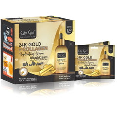 City Girl 24K Gold Bleach Cream Sachet