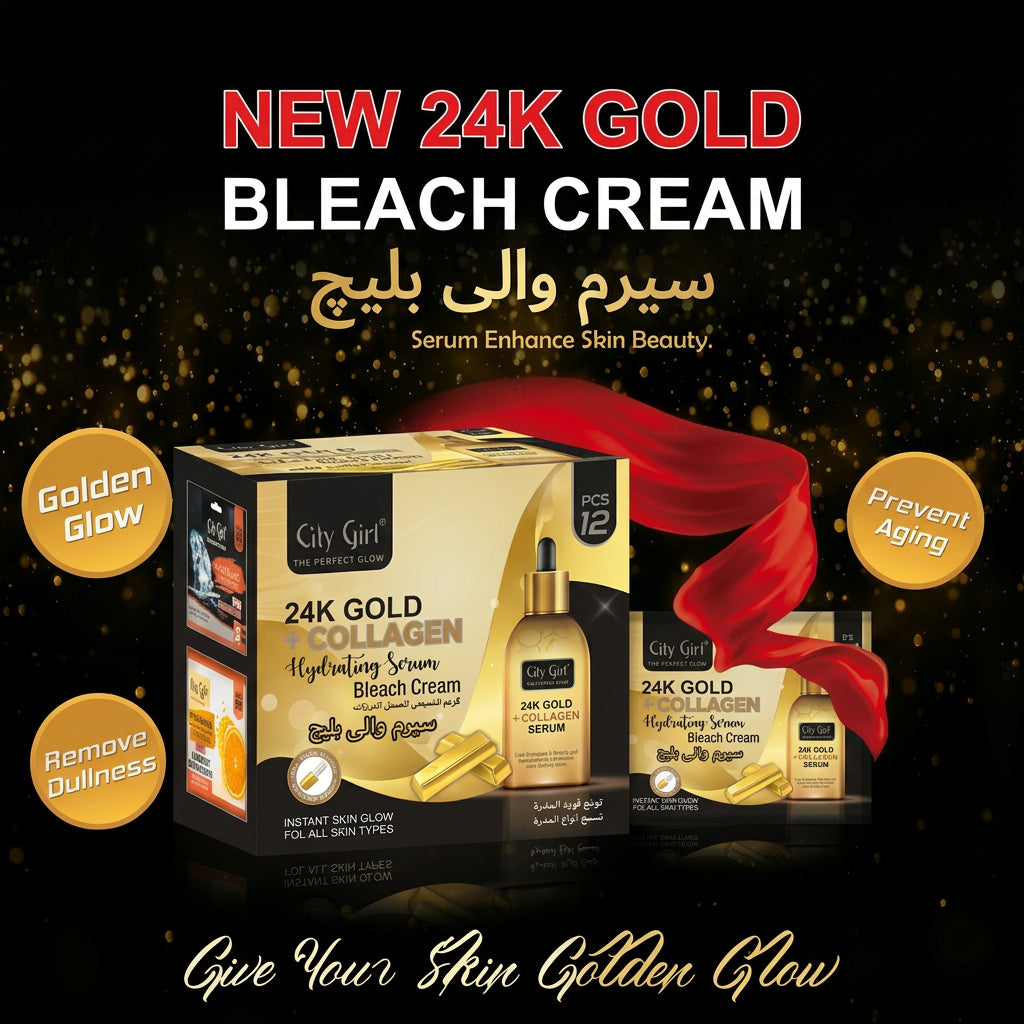 City Girl 24K Gold Bleach Cream Sachet