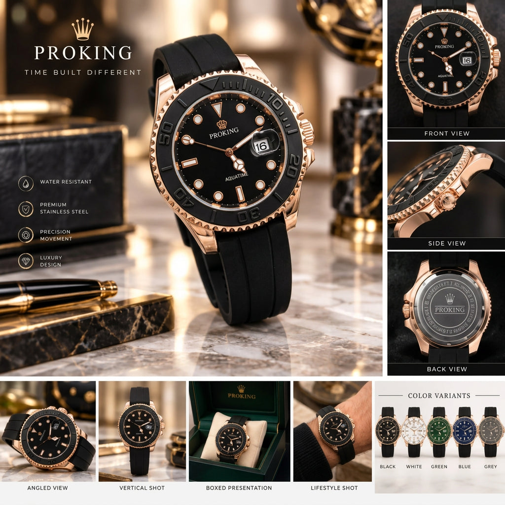 PROKING Men's Date Just Watch
