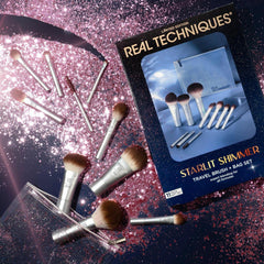 Real Techniques Starlit Shimmer Brush Set - 11 Pcs