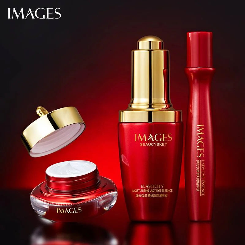 3 in 1 Gift Box Elasticity Moisturizing Lady Eye Care Suit Set