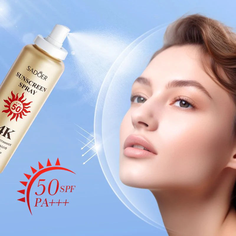 Sadoer Sunscreen Spray SPF 50 24K Gold – 150ml