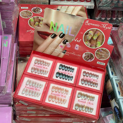 Romantic Myth Nail Art  Press On Gel Nails - Each Box 12Pcs