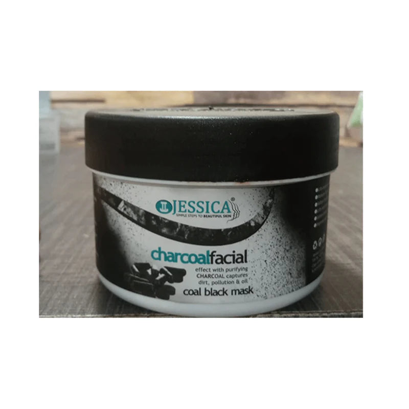 Jessica Charcoal Facial Coal Black Mask - 500ml