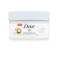 Dove Crushed Macadamia & Rice Milk Body Scrub - 225ml