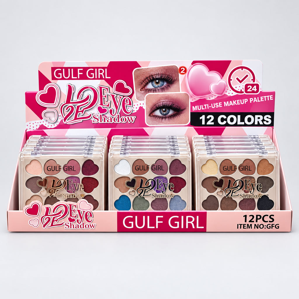 Gulf Girl eye shadow palette - 12-color